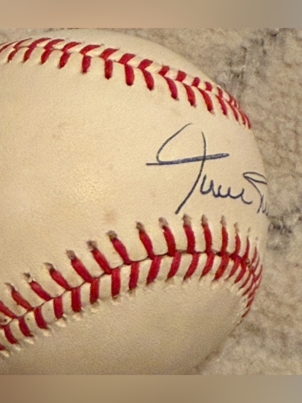 Willie Mays Autographed Baseball - Vintage Americana Memorabilia COA #6808 - Picture 3 of 13